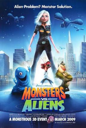 Монстры против пришельцев / Monsters vs. Aliens (2009 )